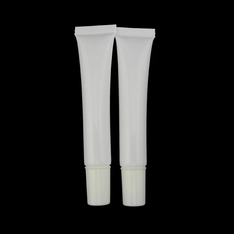 

50pcs 30 ml white PE plastic tube with spiral prongs cap / cream emulsion plastic liquid tube ,30ml cosmetics packaging Hoses