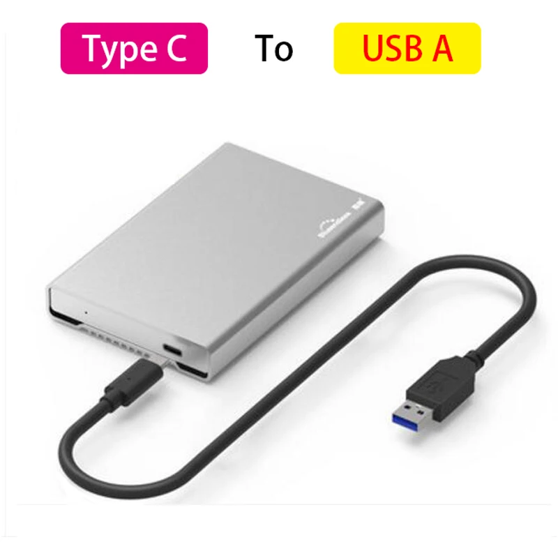 Usb 3.1 نوع C قالب أقراص صلبة كامل معدن الألومنيوم القرص الصلب العلبة 2.5 قرص صلب خارجي حافظة لهاتف sata hdd ssd blueendless