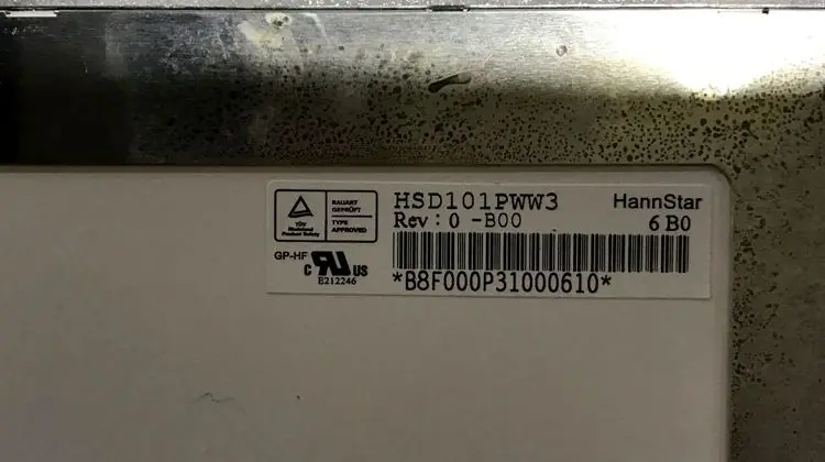 Merek baru asli HSD101PWW3 LCD layar