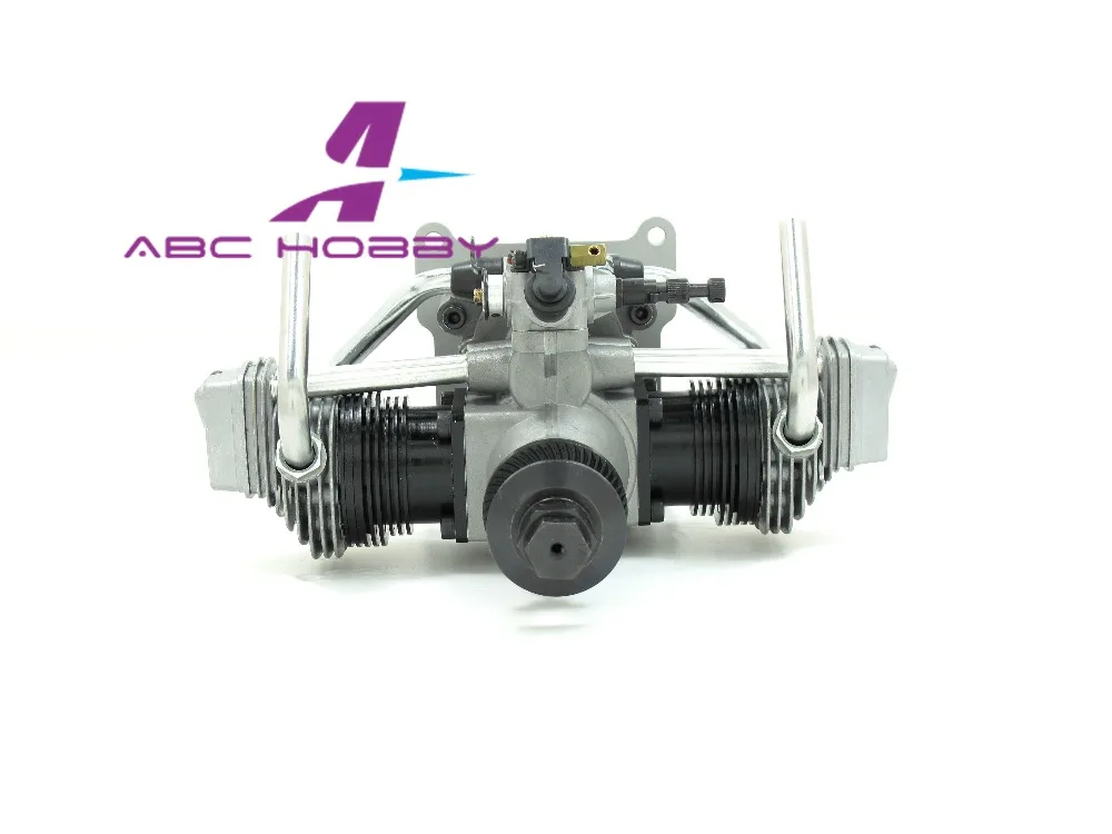 ASP FT160AR 4-Sroke Engine Four sroke with Muffler Twin-Cylinder for RC Airplane 27cc Prop18X6 RPM2000-9000