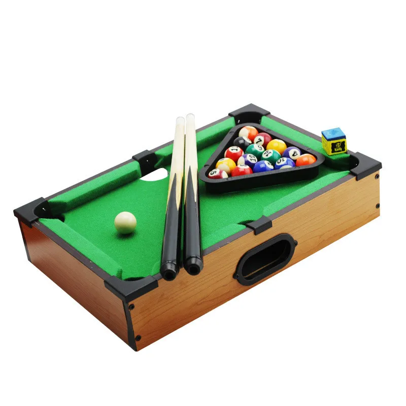 Mini Tabletop Pool Tabelle Desktop Billard Sets kinder Spielen Sport Bälle Sport Spielzeug Weihnachten Geschenk Familie Spaß Unterhaltung