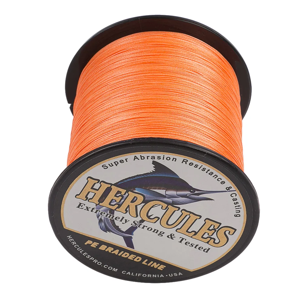 Hercules Braided Fishing Line 8 Strand Braided 10-300LB PE 100M to 2000M Level Line Accessories Ukraine Fishing Gifts For Men