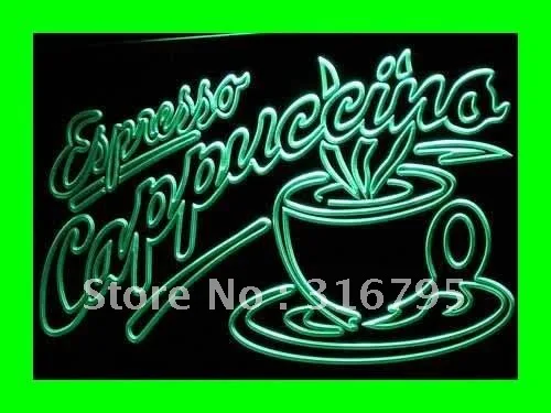 i220 OPEN Espresso Cappuccino Coffee Cafe Light Signss On/Off Switch 20+ Colors 5 Sizes