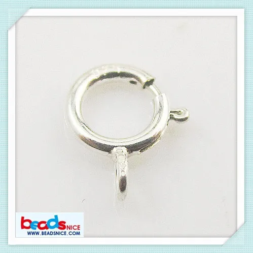 Beadsnice ID 25098 spring rings clasps of 925 sterling silver jewelry of wholesale jewelry on sale