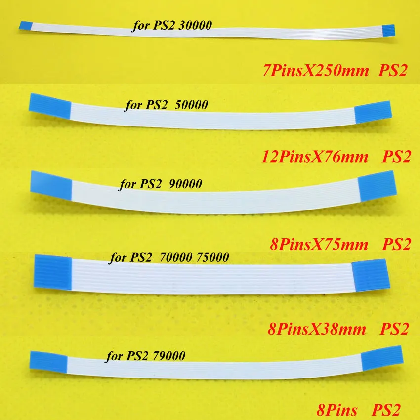 

1Piece Power Reset Switch Ribbon flex Cable for PS2 30000 3W 50000 5W 70000 7W 7W7 7W9 90000 9W Controller Repair Part