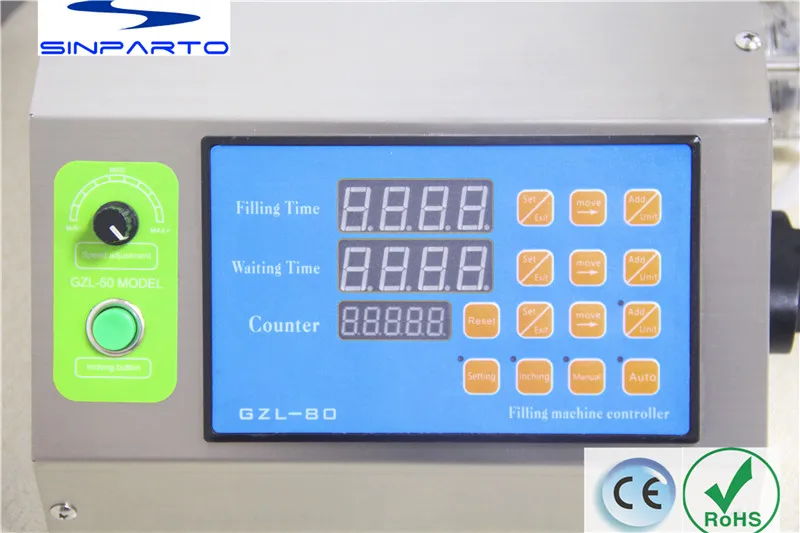 Sinparto GZL-80 Peristaltic Pump Liquid Filling Machine perfume Filler hot wax dosing machine  CE RoHs