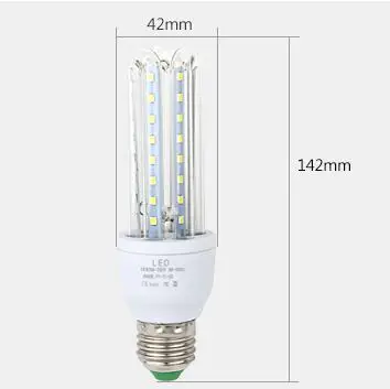 

2835 LED Bulbs U Shape bulbs E14/E27/B22 base strong light 90-245V constant curren 9W White/Warm white energy-saving