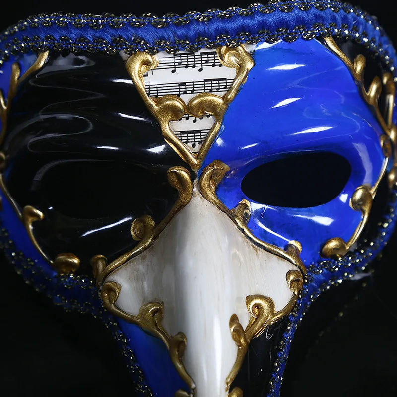 Adult Long Nose Full Face Party Mask Venice Masks Halloween Cosplay Costume Festival Supplies Christmas Party Masquerade Masks
