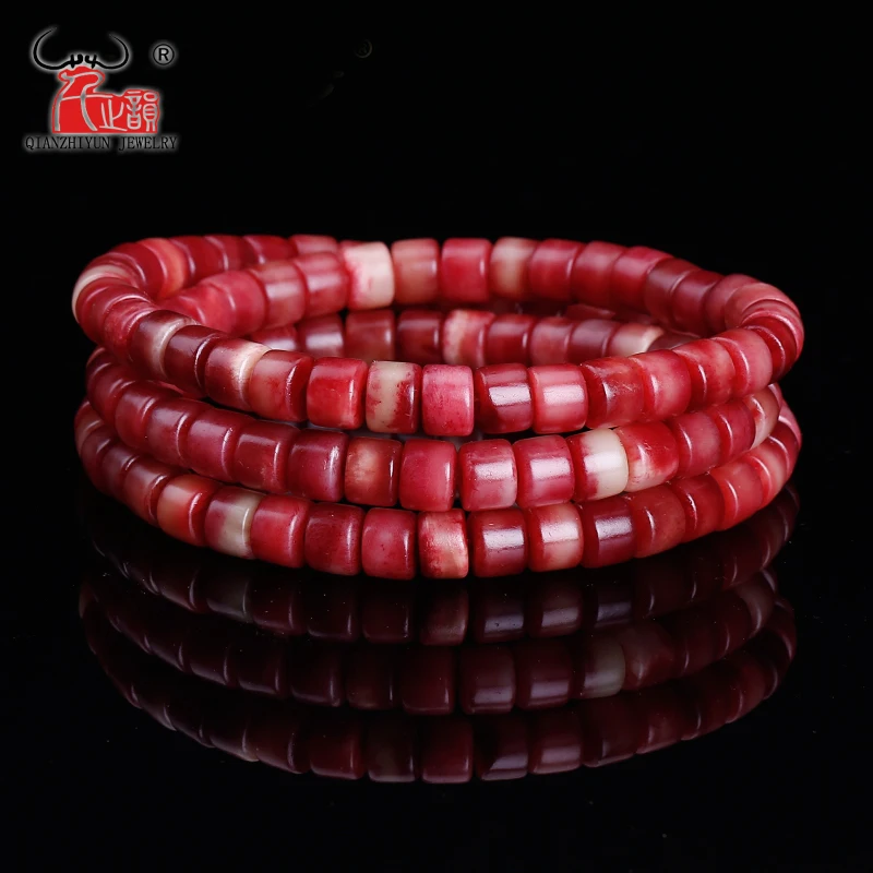 10PCS Pure natural camel bone bucket beads, DIY bone beads. Hole 1.5mm Beads for Jewelry Making