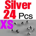 24Pcs Silver XS