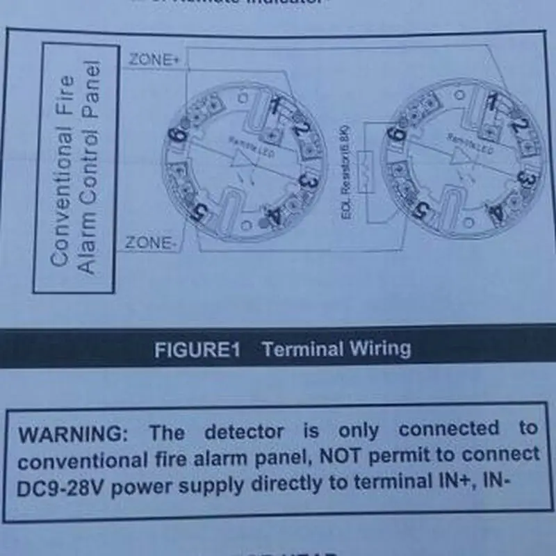 Rookmelder 2Wired Rookmelder Optische Rookmelder DC9-28V Rookmelders Voor Home Security System Nieuwe Product Brandalarm