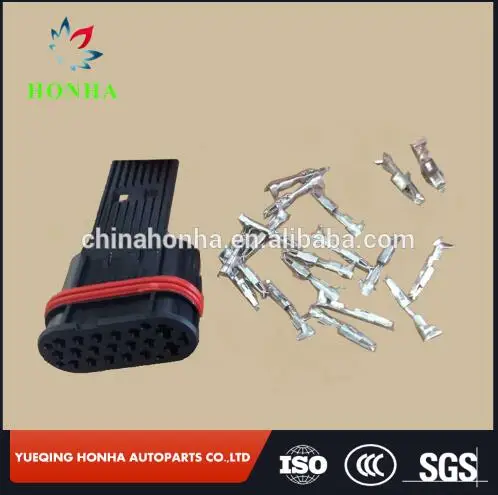 Free shipping 9002862E DJ7181-1.5-3.5-21 sealed 18 pins female wire harness automotive electrical connector