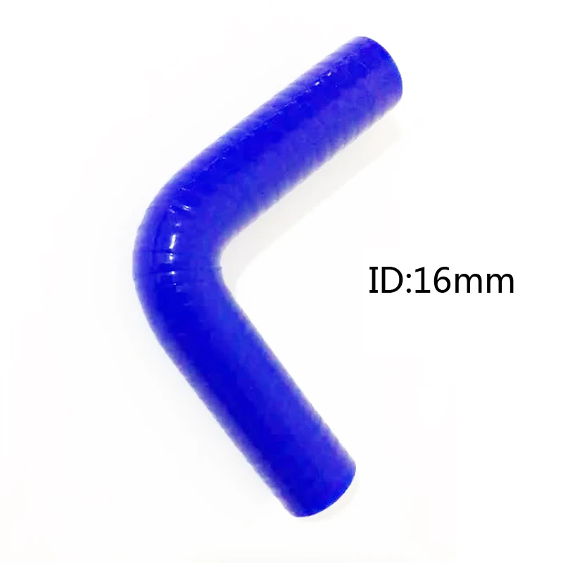 Silicone Water Hose Elbow 90 Degree 16mm I.D.