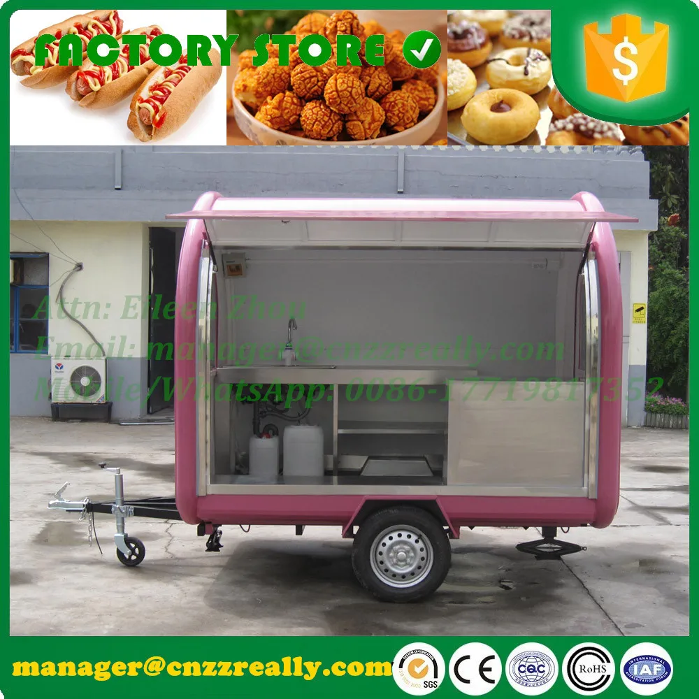 Carrinhos de comida customizados, modelo completo, oem fornecido, melhor preço, móvel, comida, usado, venda com ce