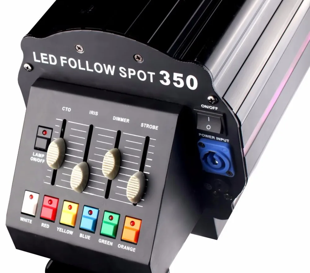 New arriver high power 350w led stage professional follow spot include tri-pod led effect lighting