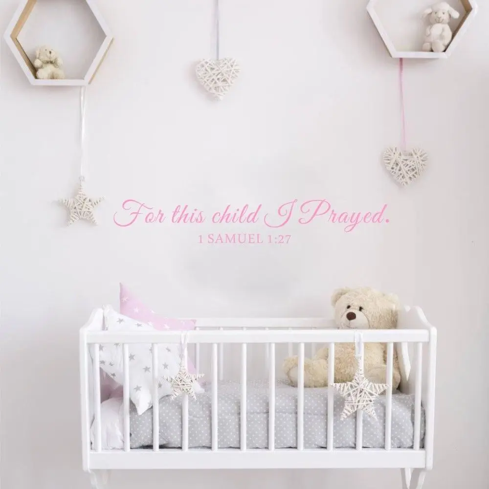 For This Child I Pray Samuel Q - Baby Nursery Quotes avis et prix