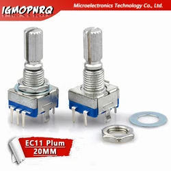 10pcs Plum maniglia 20 millimetri rotary encoder interruttore di codifica/EC11/potenziometro digitale con interruttore 5 Spille