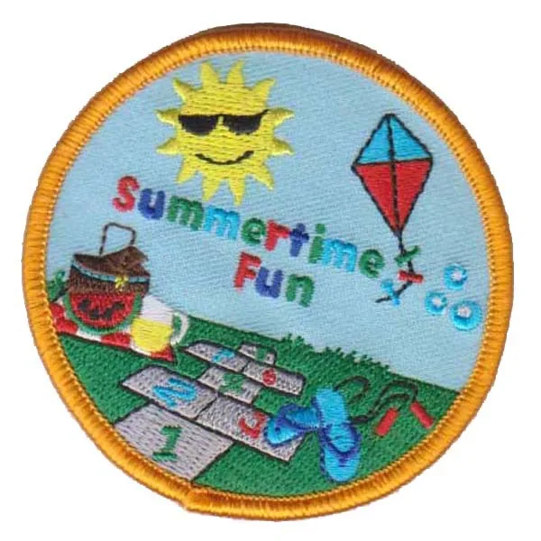 Hot Selling! Embroidery Twill summer-fun Patches for Jacket Back Full Size and Full Set Motorcycle free shipping