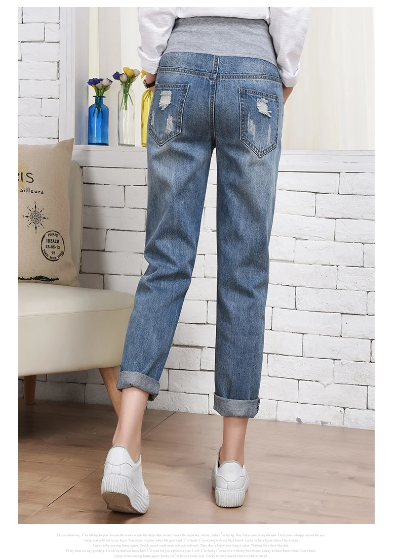 Maternity Clothing Jeans Pants For Pregnant Women Clothes Nursing Trousers Pregnancy Overalls Denim Long Prop Belly Legging New