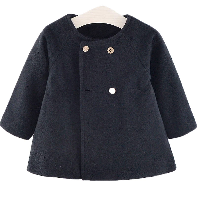 Baby Girl Boys Spring Winter Wool Blends Jacket Coat Clothes Infant Toddler Christmas New Years Costume Blend Clothing Outerwear