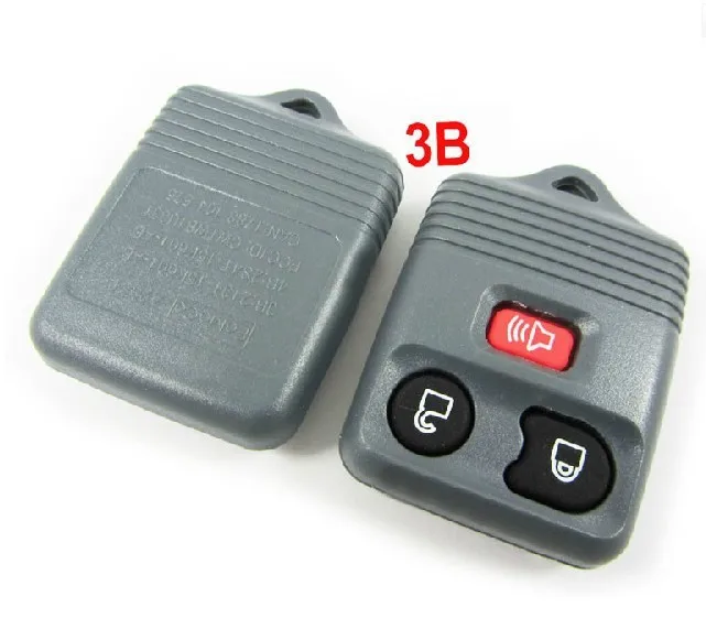 

3 BUTTONS REMOTE KEY FOB CASE SHELL PAD FOR FORD ESCAPE RANGER EXPLORER FREESTAR TRANSIT IN GRAY 50PCS/LOT