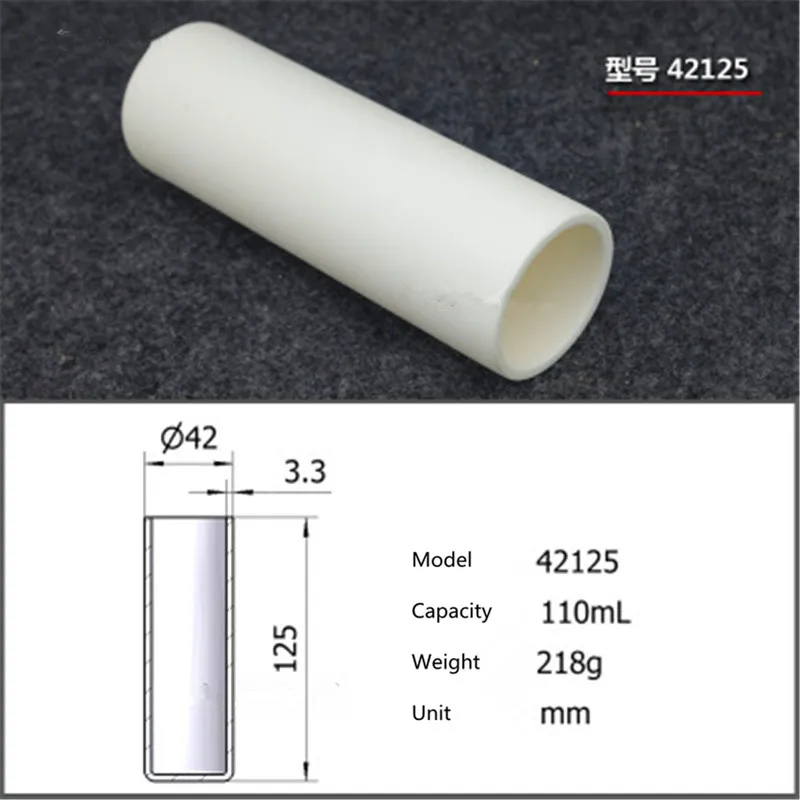 

99.5% Cylindrical corundum crucible/Alumina ceramic crucible/110ml/Temperature resistance 1600 degree / sintered ceramic crucibl