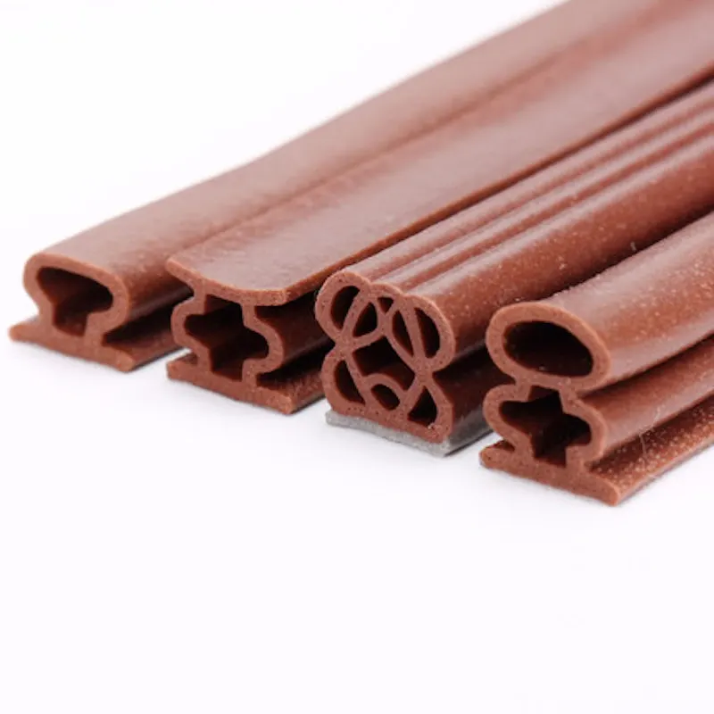 Self-adhesive Gasket for Security Door, Airtight Weatherstrip,6 Meters,Waterproof, Dustproof, Soundproof,Brown White Black image 5