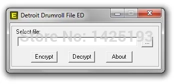 

DETROIT DRUMROLL FILE ENCRYPTOR/DECRYPTOR (EDITOR) v0.2