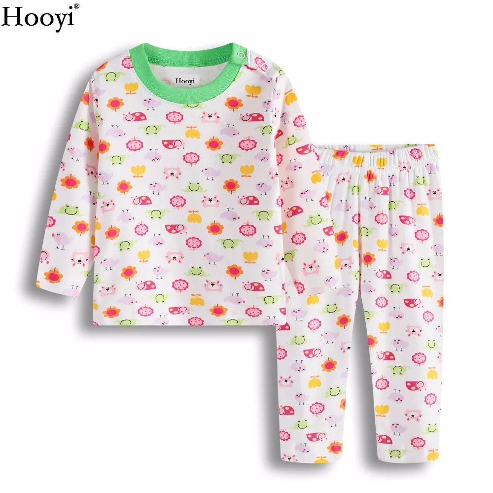 Princess Frog Baby Girl Sleepwear Suits Infant Pajamas Pink 100% Cotton Newborn Sleep Sets Children Clothes At Home 3-24Month