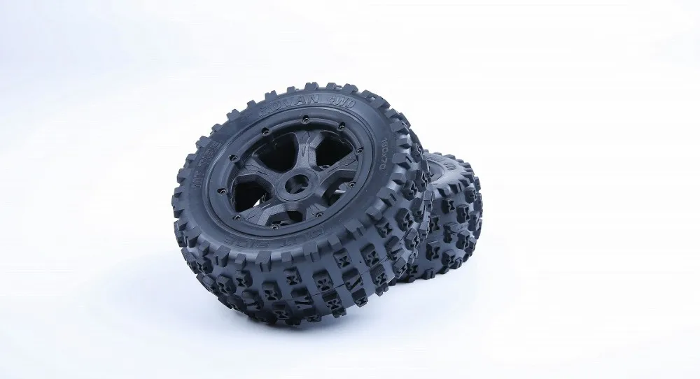 1/5 GEN 3 MT Boe-Tie Belted Waterproof Dirt Knobby Tires Wheels for LOSI 5IVE-T DBXL Buggy Rovan LT 180*70