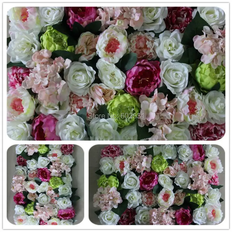 SPR 2018 wedding flower wall for stage or backdrop wedding artificial flower decorations arch flower Free Shipping 10pcs/lot