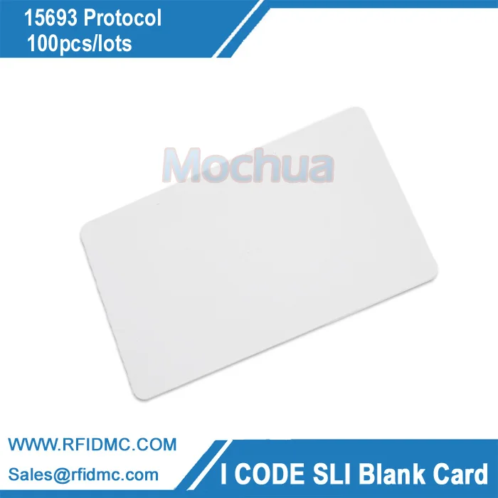 100pcs Smart Card I CODE SLI Card RFID Card I CODE 2 compliant with 15693 protocol