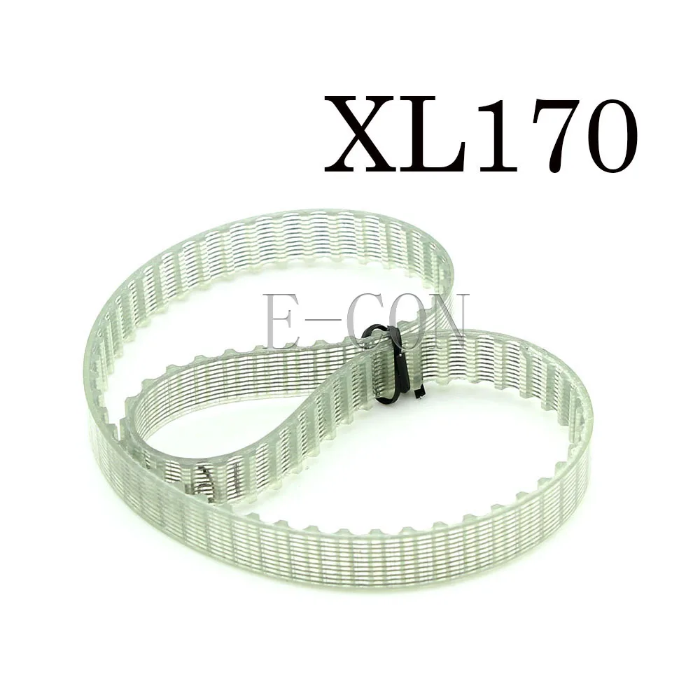 1pcs 170XL Timing Belt L039 85Teeth Width 0.39inch(10mm) with White Prusa Mendel Cords PU XL Positive Drive Pulley for Motor