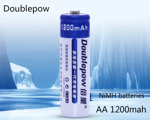 Doublrpow AA 1200 mah rechargeable battery  remote control mouse mouse AA NiMH batteries; battery