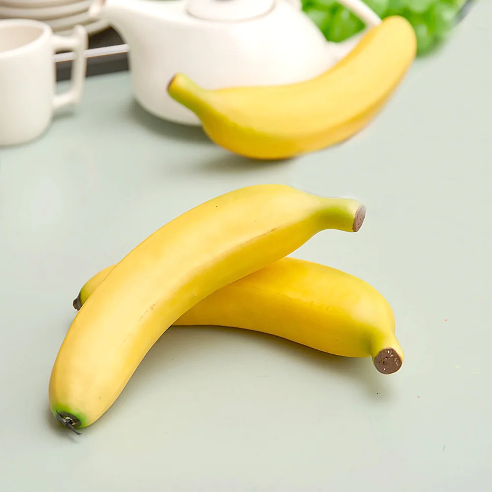 

10pcs 20cm Long Plastic Fake Simulated Artificial banana Fruit model