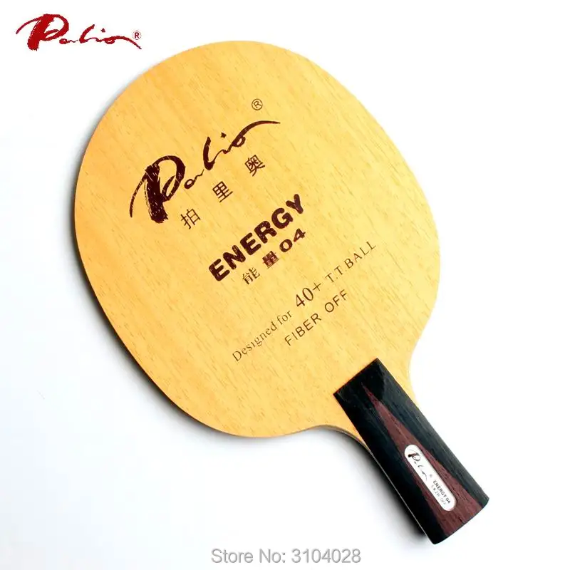 Palio official energy 04 table tennis blade special for 40+ new material table tennis racket game loop and fast attack 9ply