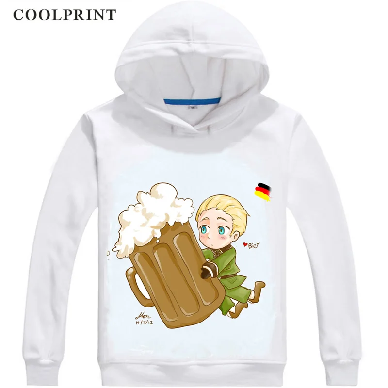 Coolprint Germany G8 Germanic Ludwig Mens Hoodies Axis Powers Hetalia Men Sweatshirt Streetwear Anime Hoodie Printed Long Hooded