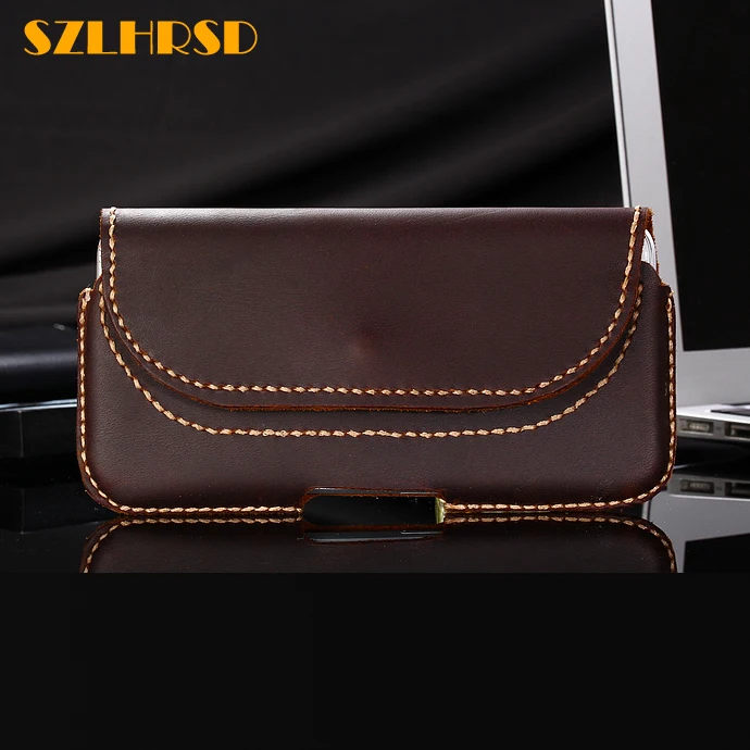 SZLHRSD Vintage Belt Clip Phone Bag for Caterpillar Cat S31 Case Genuine Leather Holster for Cat S30 cover high quality