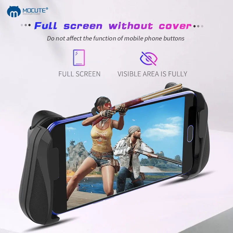 Mocute 057 4,0 블루투스 게임 패드 pubg controlador pubg móvil activa 조이스틱 inalámbrico joypad para ios xs para tableta android