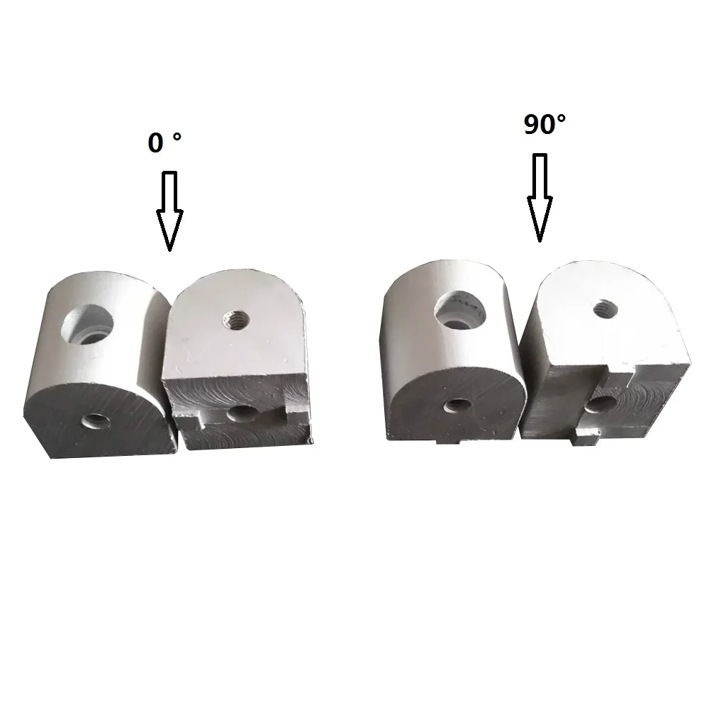 Right Angle Living Nub 0 and 90 Degree 4040 connector Corner  Bracket Connection Joint for Aluminum Profile