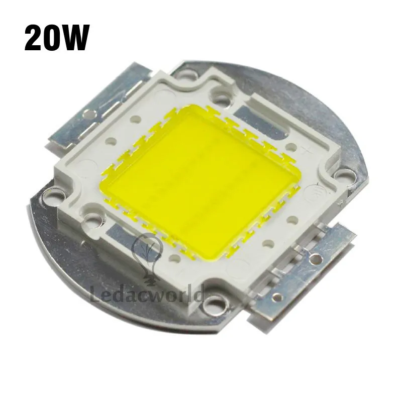 Imagem -03 - Chip de Led de Alta Potência Integrado Smd Contas Cob 10w 20w 30w 50w 100w Branco Quente Natureza Branco Fonte de Luz Fria