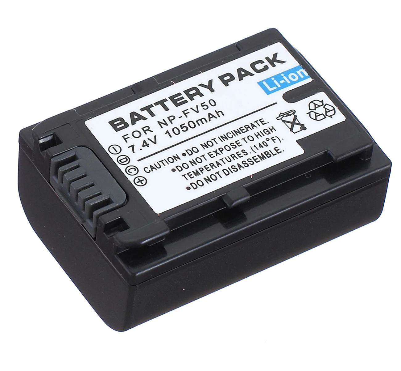 Battery for Sony HDR-CX210, HDR-CX220, HDR-CX230, HDR-CX250, HDR-CX260V, HDR-CX270V, HDR-CX280, HDR-CX290 Handycam Camcorder