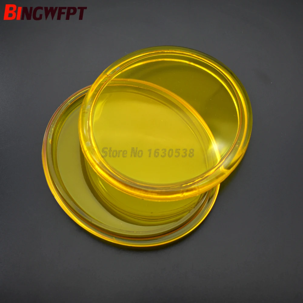 2pcs Oval 103X90mm Fog Lamps Yellow Tempered Glass Anti-fog Glass For Renault CLIO 2/3 LAGUNA MODUS ESPACE 4 GRAND MODUS WIND