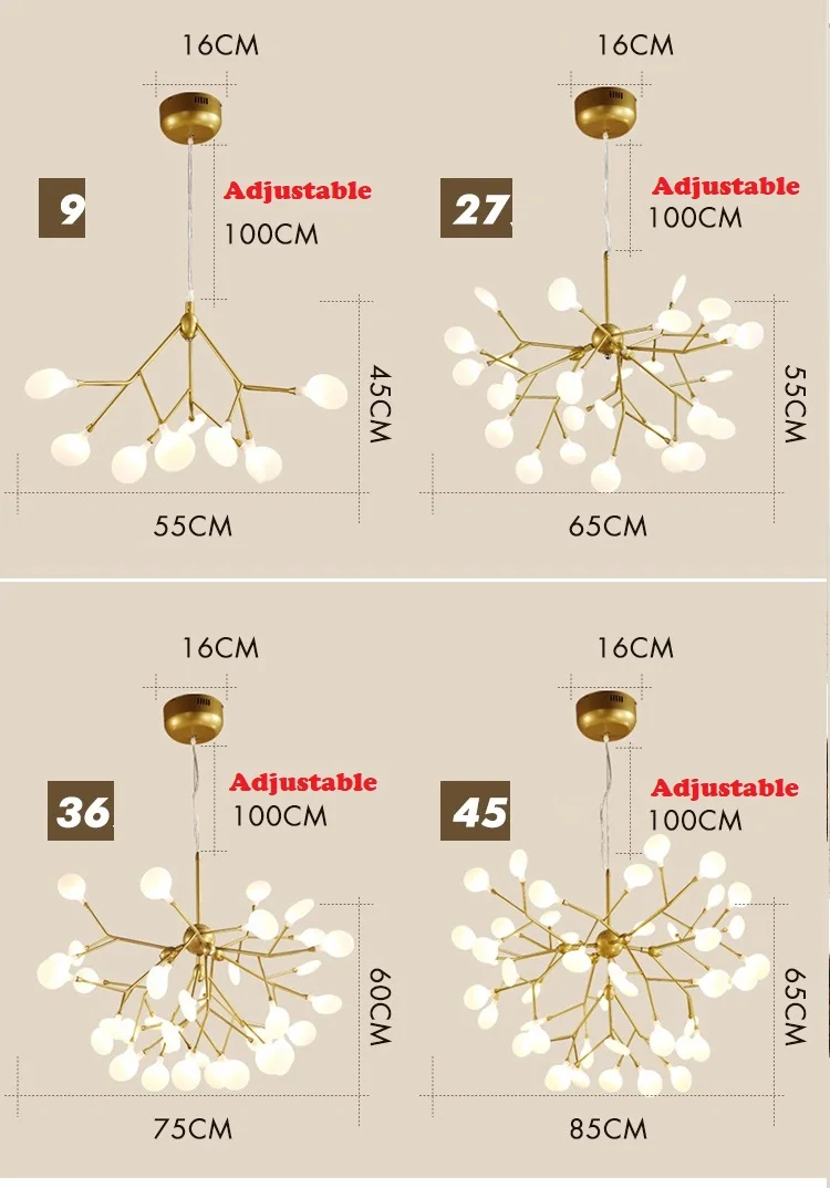 Imagem -05 - Lustre de Árvore de Led Luminária Suspensa com Ramos de Árvore Cozinha Restaurante Heracleu Lustre Salão de Beleza Decoração