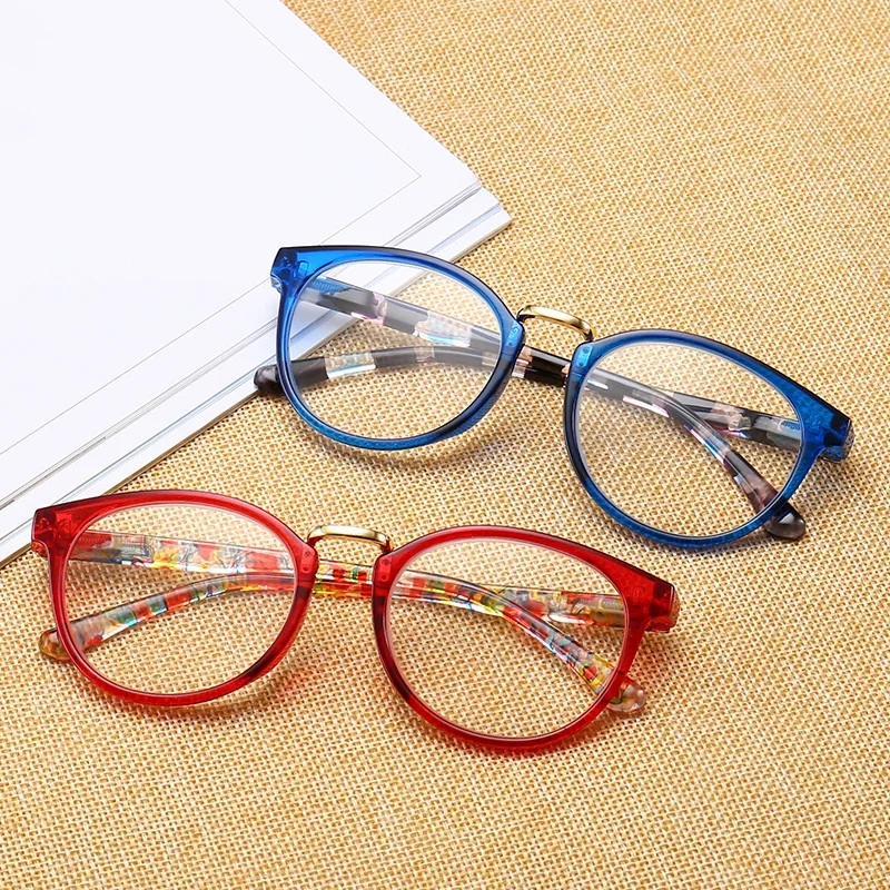 LONSY Fashion Round Reading Glasses Women Men Presbyopia Eyeglasses Antifatigue Computer Eyewear +1.5 +2.0 +2.5 +3.0 +3.5 +4.0