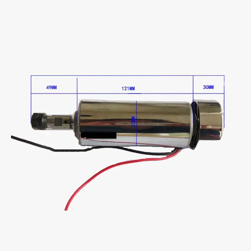 200w 300w 400w 500w CNC Spindle Air-cooling Spindle DC 12V-48V 500W Spindle Motor ER11 Brushed DIY Engraving Machine Spindle