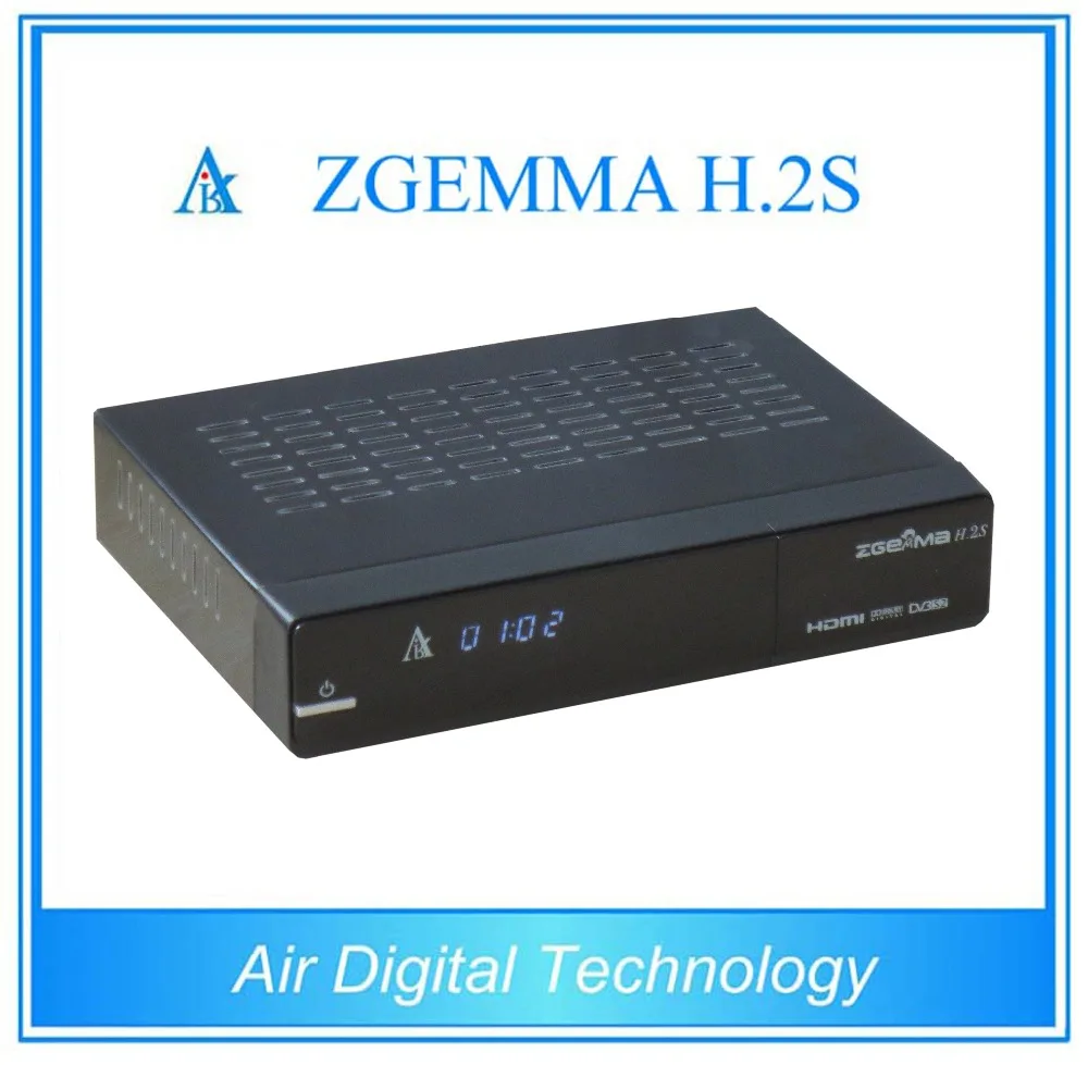 Zgemma h.2s schnell laufender CPU-Satelliten empfänger Twin-Tuner dvb s/s2