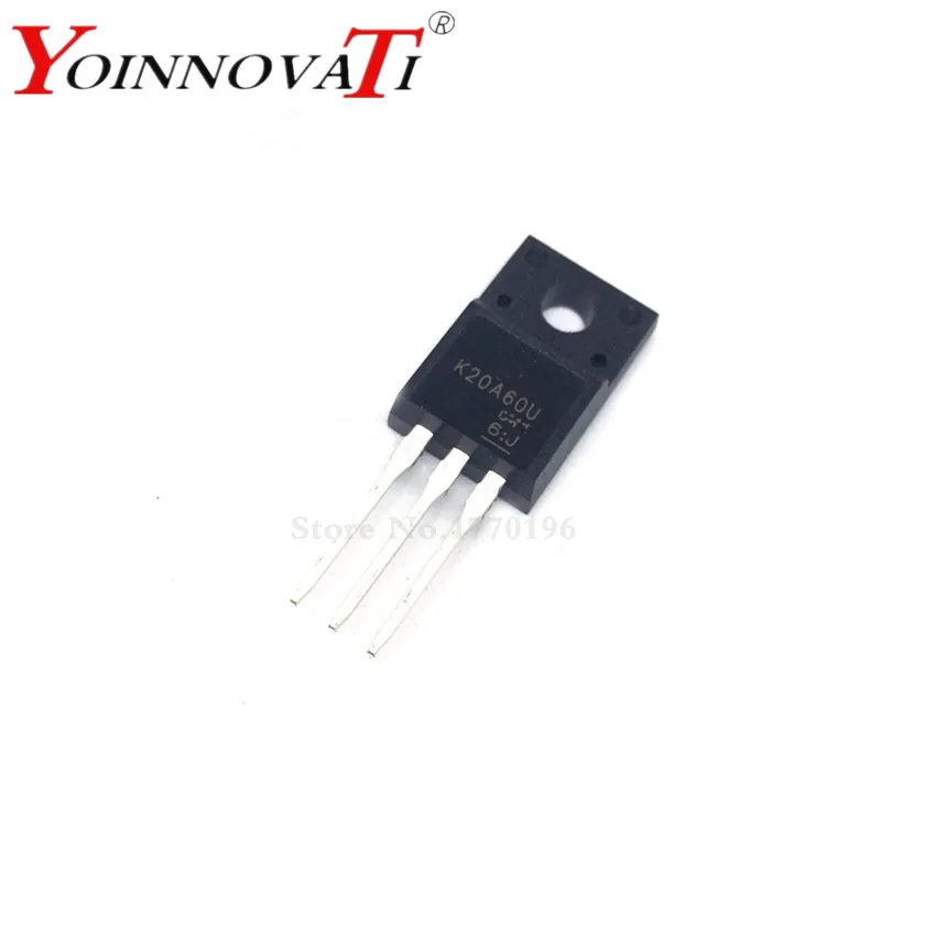  20PCS TK20A60U MOSFET N-CH 600V 20A TO-220SIS