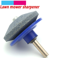 1pcs Abrasive Blade Garden Tools Fastest Knife Sharpener Blade Universal Grinding Rotary Drill Cutter Lawnmower Knife Sharpener