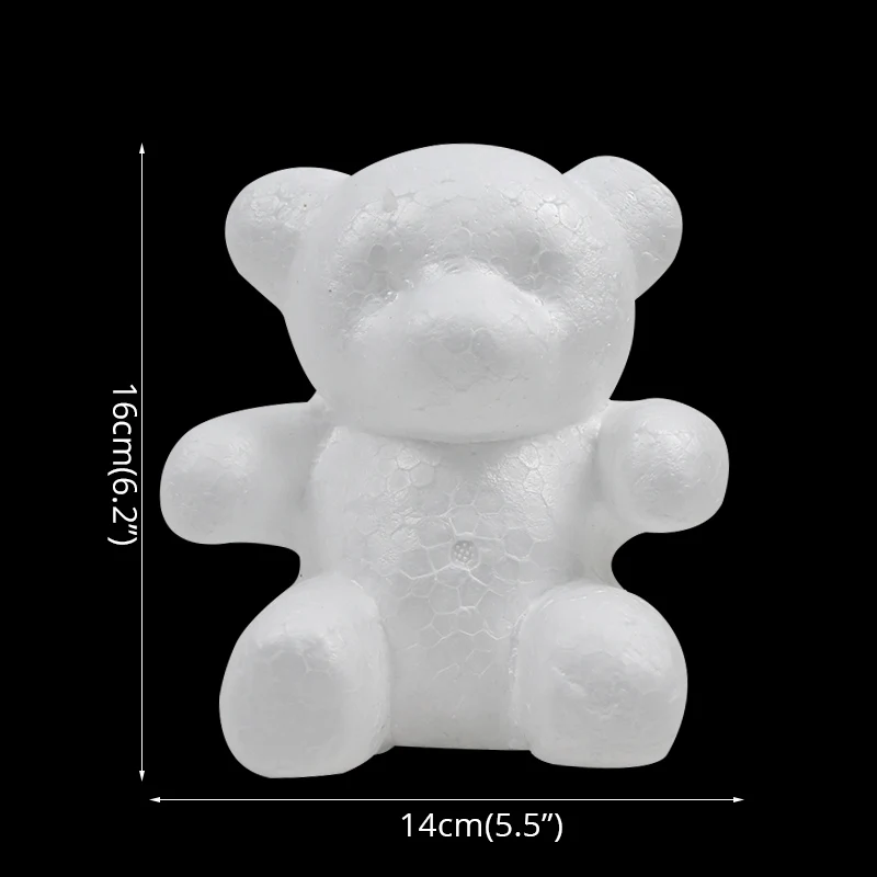 Valentijnsdag Gift Piepschuim Foam Beer Kunstbloem Led Teddy Rose Beer Verjaardagsfeestje Bruiloft Decoratie Valentines Gift